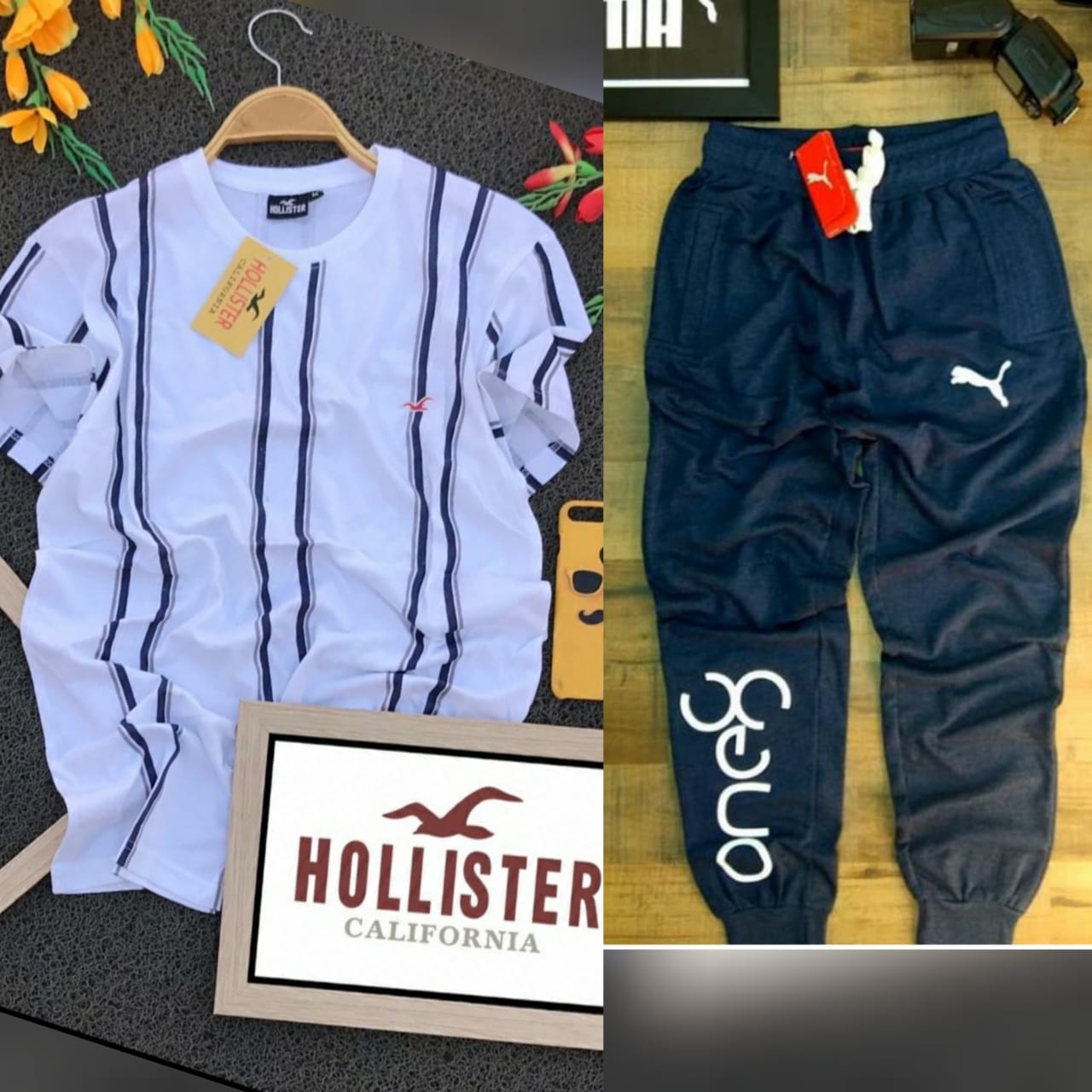 KaLI_store Track Suits for Men Set Men's Tracksuit 2 Piece Sweatsuits Zip  Polo Shirts and Jogging Pants Running Sets Black,L - Walmart.com